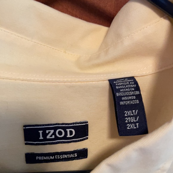 Men’s long sleeve Izod shirt, 2XLT, EUC - Picture 3 of 4